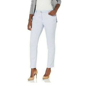 NWT Calvin Klein Slim Fit Twill Belted Ankle Pants